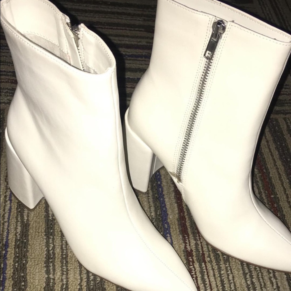 White booties